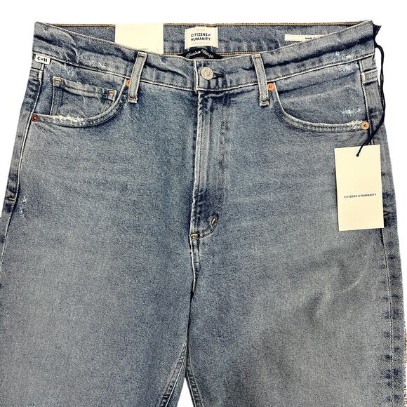 Citizens of Humanity Marlee Relaxed Taper Jeans Sz 30" Freeport Light Wash NEW! - Picture 5 of 14